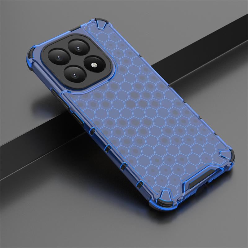 Transparent Phone Case For Xiaomi 15T Anti-knock Honeycomb Armor Back Case For Xiaomi 15T Pro Cover For Xiaomi 15T Case 6.83inch