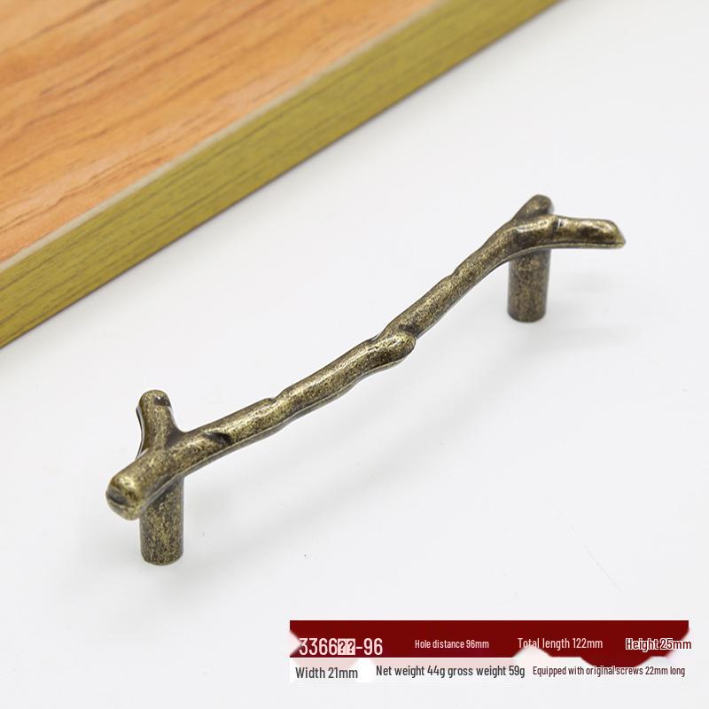 Antique Bronze Minimalist Drawer and Cabinet Handle