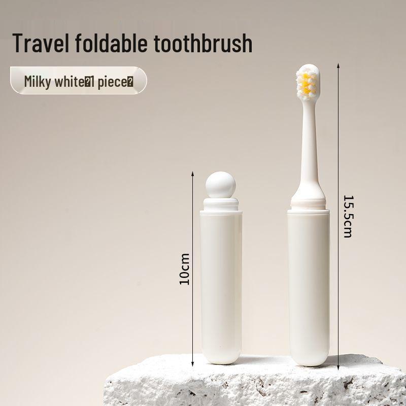 

Portable Japanese Travel Wash Set: Folding Toothbrush, Mouthwash Cup & Storage Box