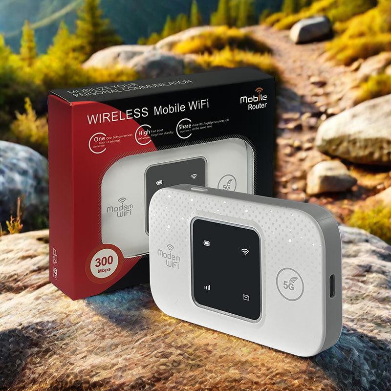 4G/5G Portable WiFi Router with Time Display for South America