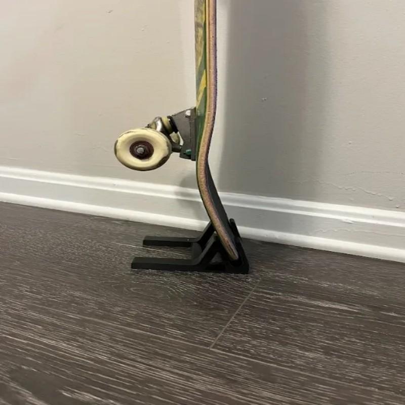 1Pcs 3D Printed Vertical Fixed Skateboard Storage Base Suitable For Indoor Storage And Outdoor Skateboard Park Organization