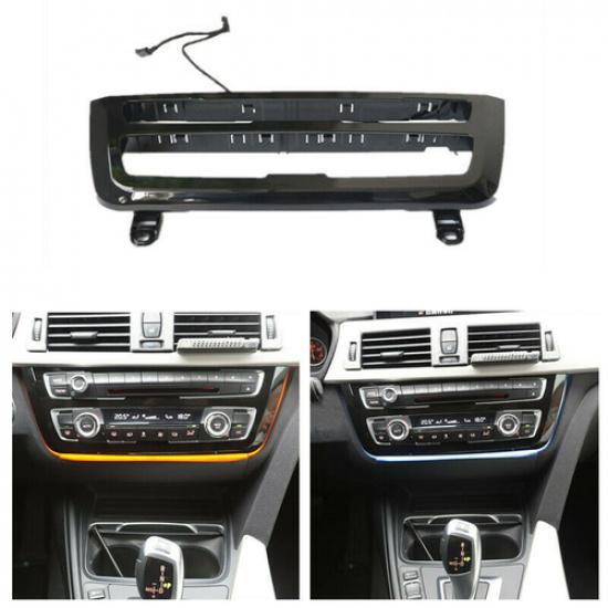 Car LED Light Dash AC Panel Radio Trim Decoration for BMW 3 & 4 Series F30 DIY