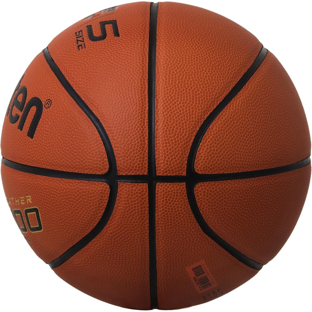 Molten JB5000 Basketbal Maat 5 29,5 Inch Officiële Wedstrijdbal Rubberen Oppervlak