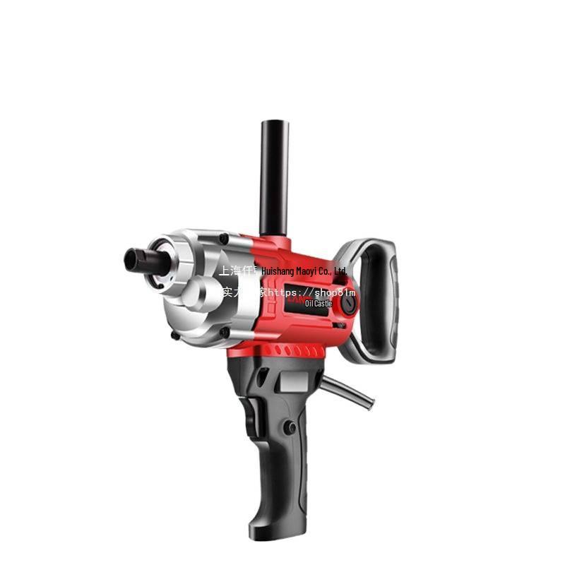 High-Power Electric Mixer for Paint, Putty, Cement, and Mortar
