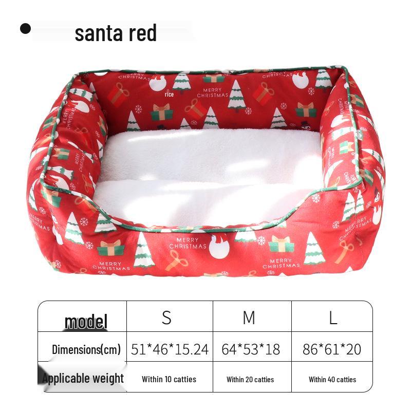 Ganzjahres-Warmes Hundebett für Kleine & Mittelgroße Hunde - Haustierkennel & Schlafplatz