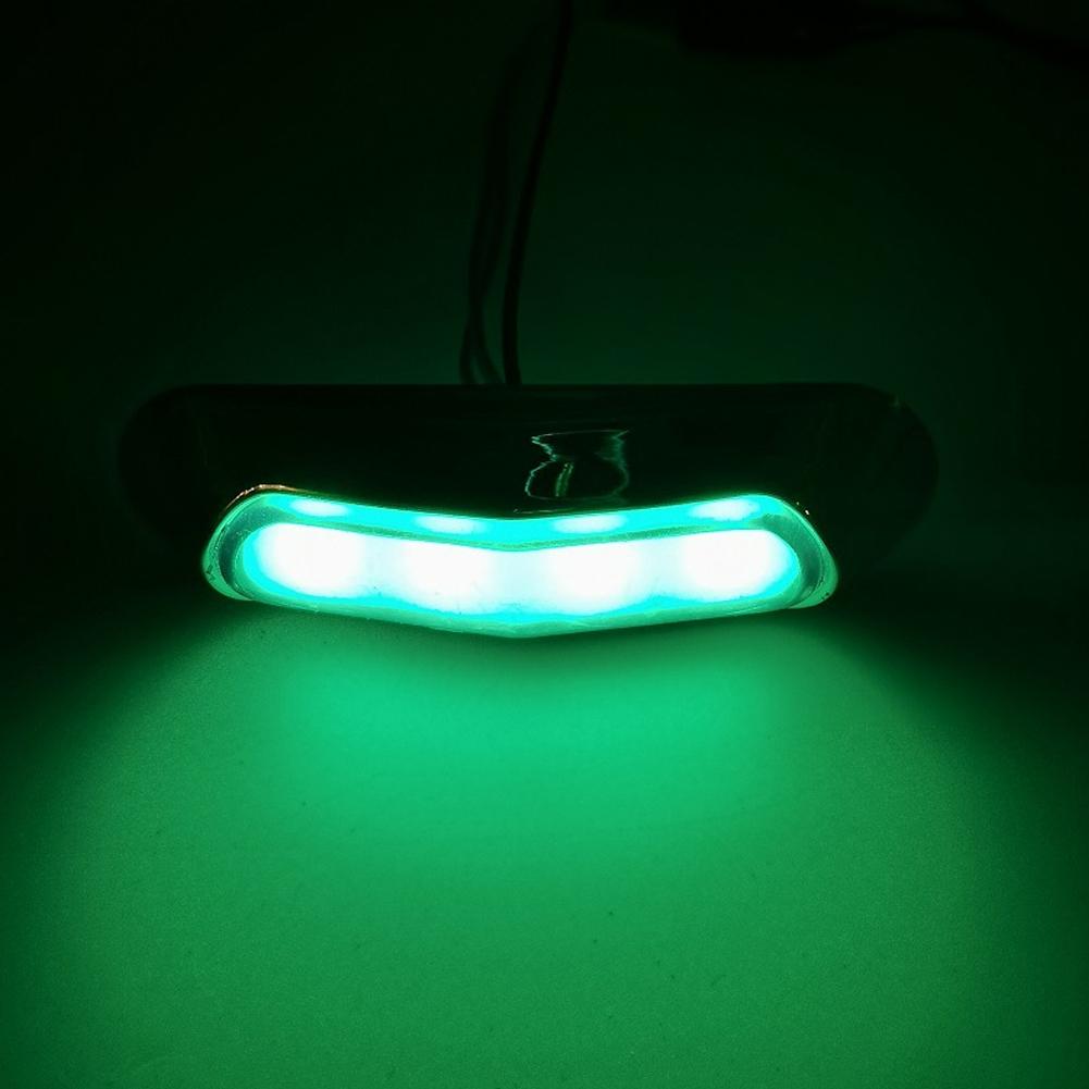 LED Side Marker Indicator Lights Front Rear Tail Clearance Lamp DC 12V-24V Universial Light for Bus Truck Lorry Trailer Boat Car