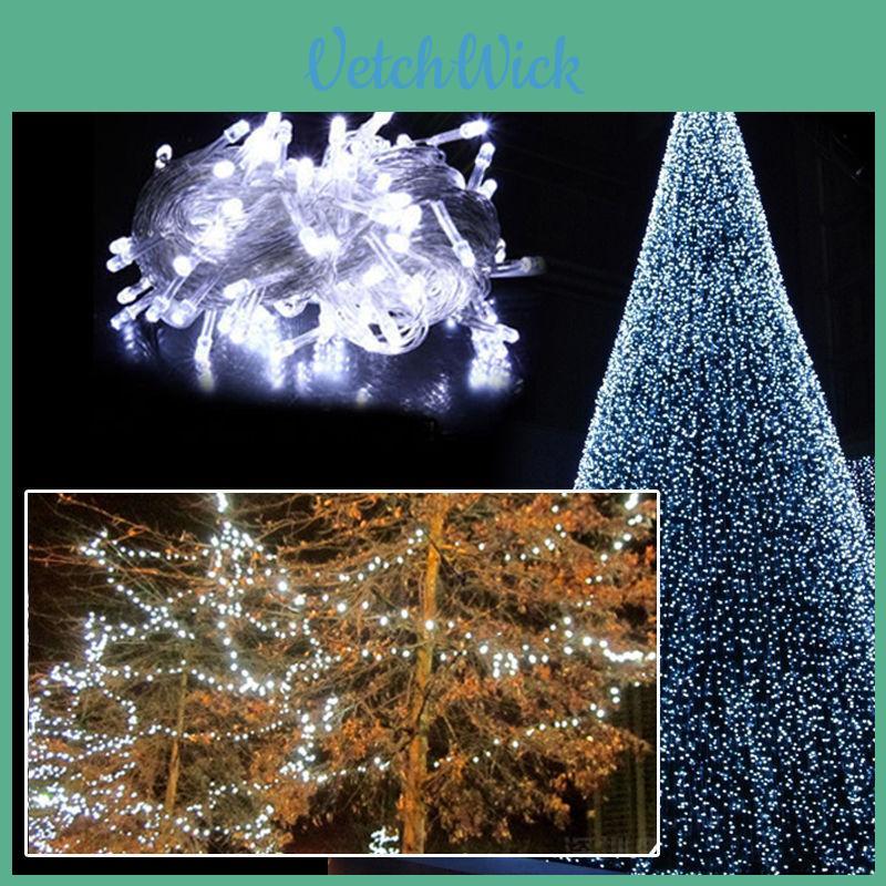 Bezaubernde 10m 100 LEDs Weihnachts-Lichterkette für magische Außendekoration