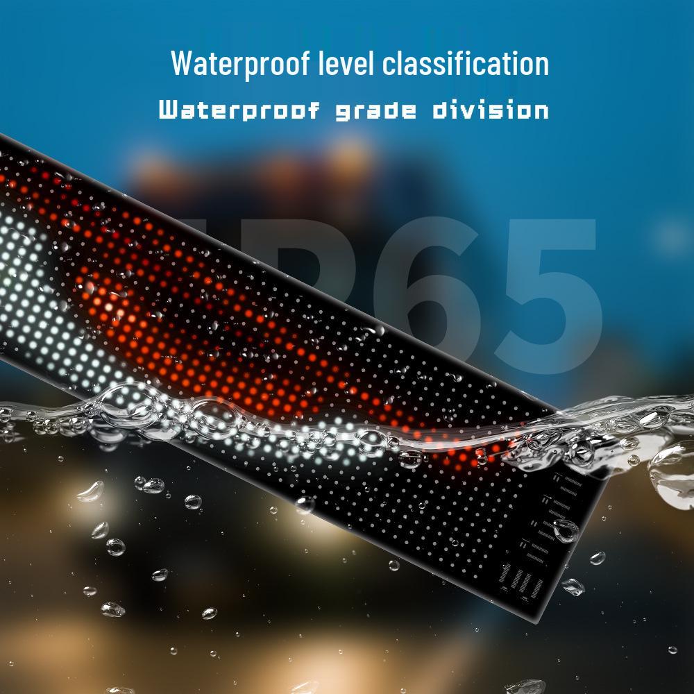 Truck Eye LED Bluetooth Dynamic Light Screen - Flexible Car Decoration