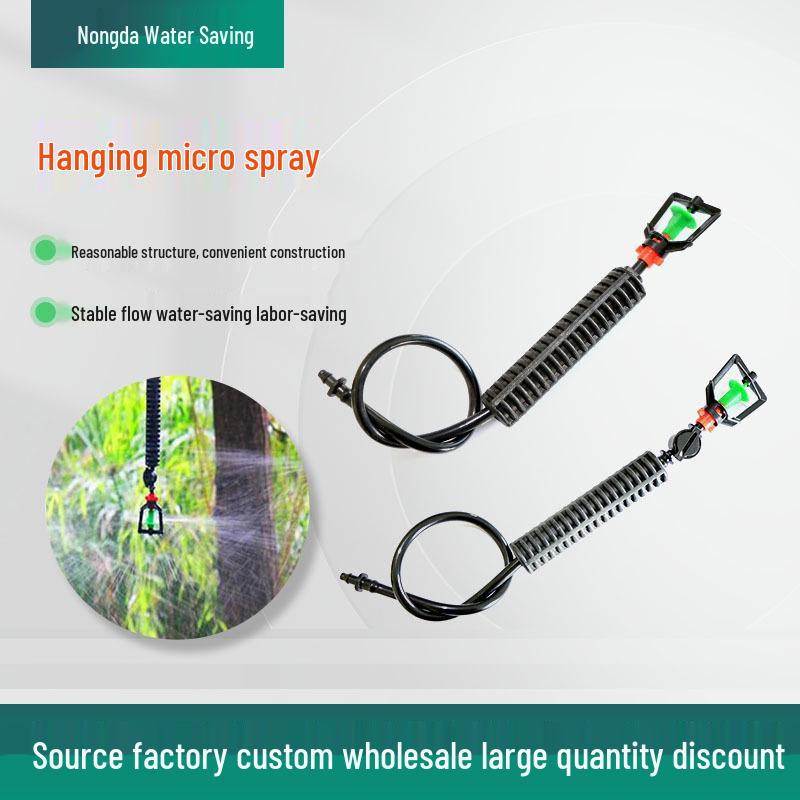 

Water-Saving Rotating Micro-Sprinkler for Gardens and Greenhouses