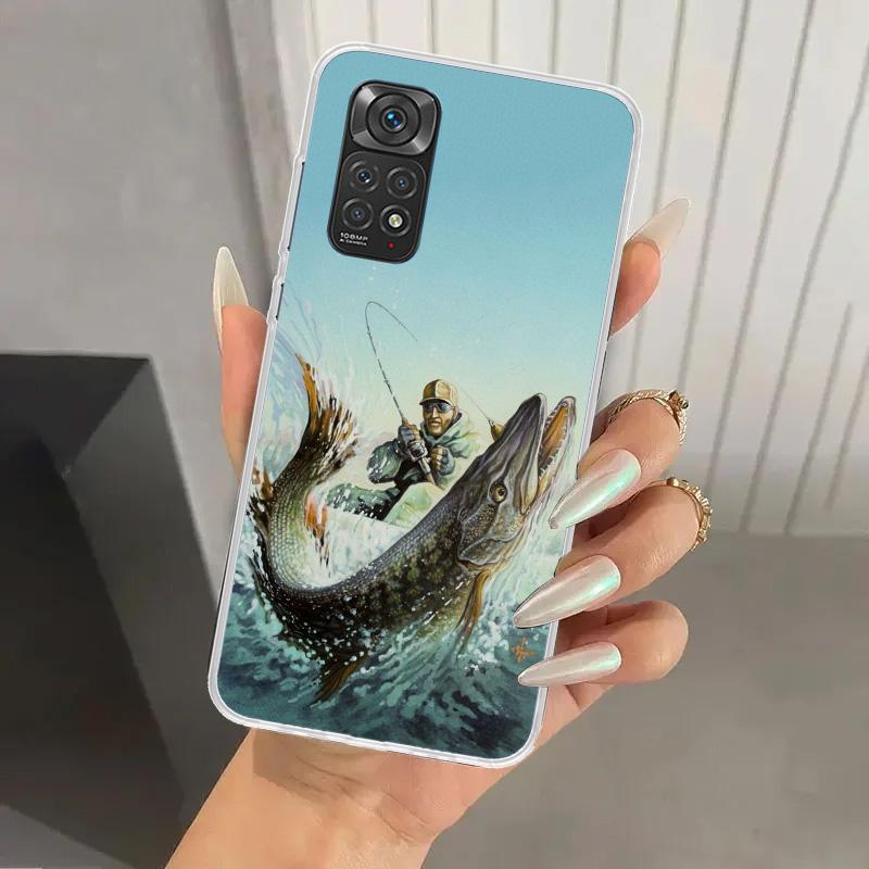 

Hunting Fishing Man Phone Case for Xiaomi Redmi Note 15 14 14S 13 12S 12 Pro 11S 11 Plus 11T 11E 10S Soft Funda Print Shell Redm Redmi Note 11 Pro 4G