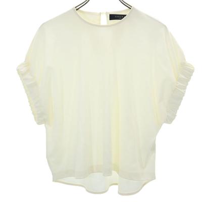 Sacra Short Sleeve Cut 38 Ivory French Sleeve Women Used