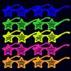 10Pcs Glow In Dark Party Glasses Neon Colorful Fluorescent Eyeglasses for Bar Pub Theme Event Supplies Random Color