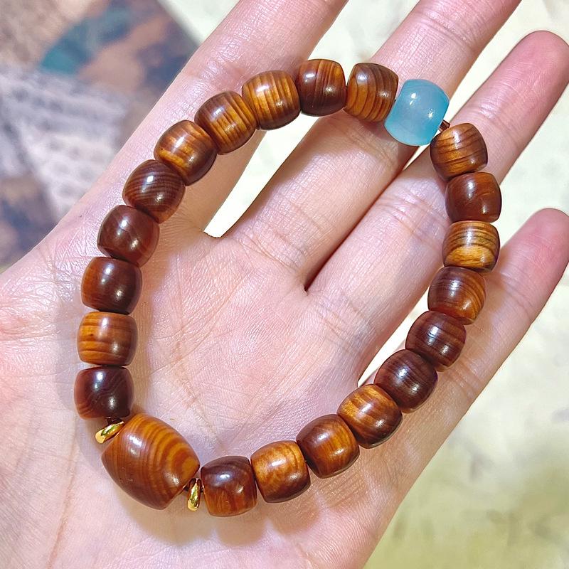 Aged Taihang Cypress Beads: Natural, High-Oil, Handcrafted Play Beads for Men & Women