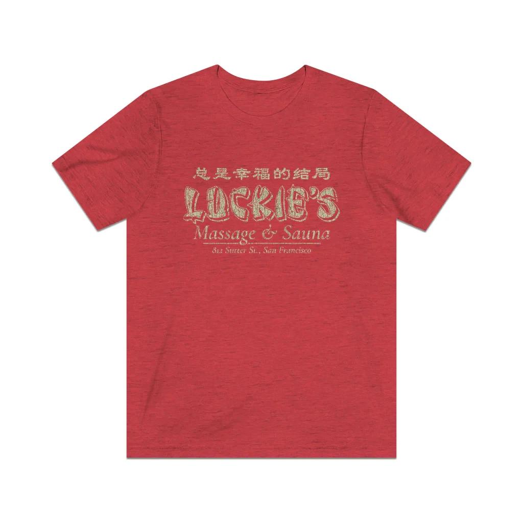 

Luckie s Massage & Sauna 1974 Vintage Men s T shirt 3XL