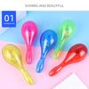 10PCS Plastic Blinking Light Up Maracas Safe Durable Noise Makers For Kids Adults Dance Performances