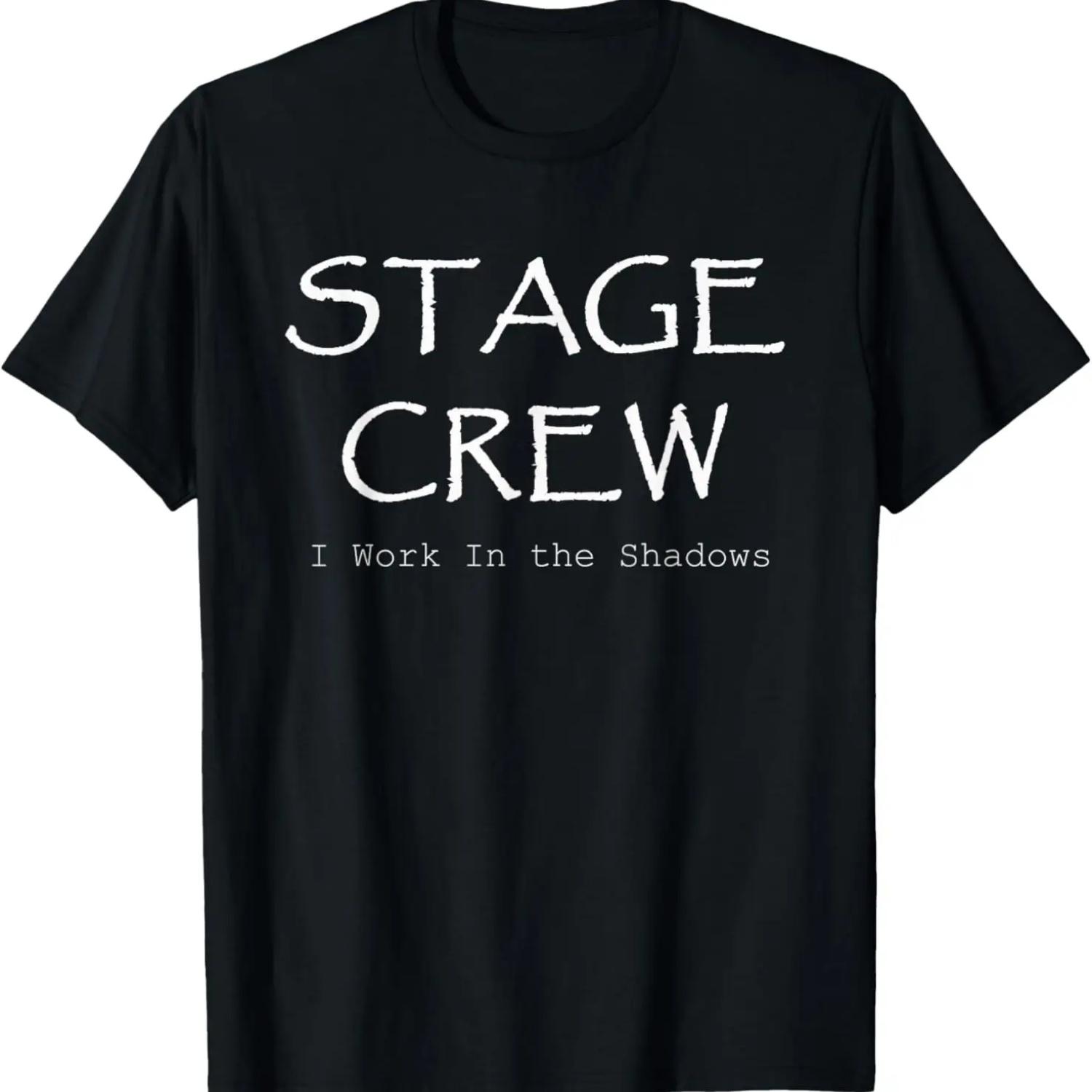 

Funny Stage Crew Theatre T-Shirt T-Shirt XXXXXL чорний