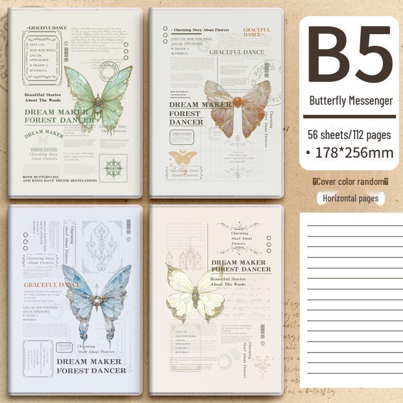 

Ретро блокнот на пластиковой обложке B5, A5, плотная бумага, идеально подходит для студентов и офисного использования.