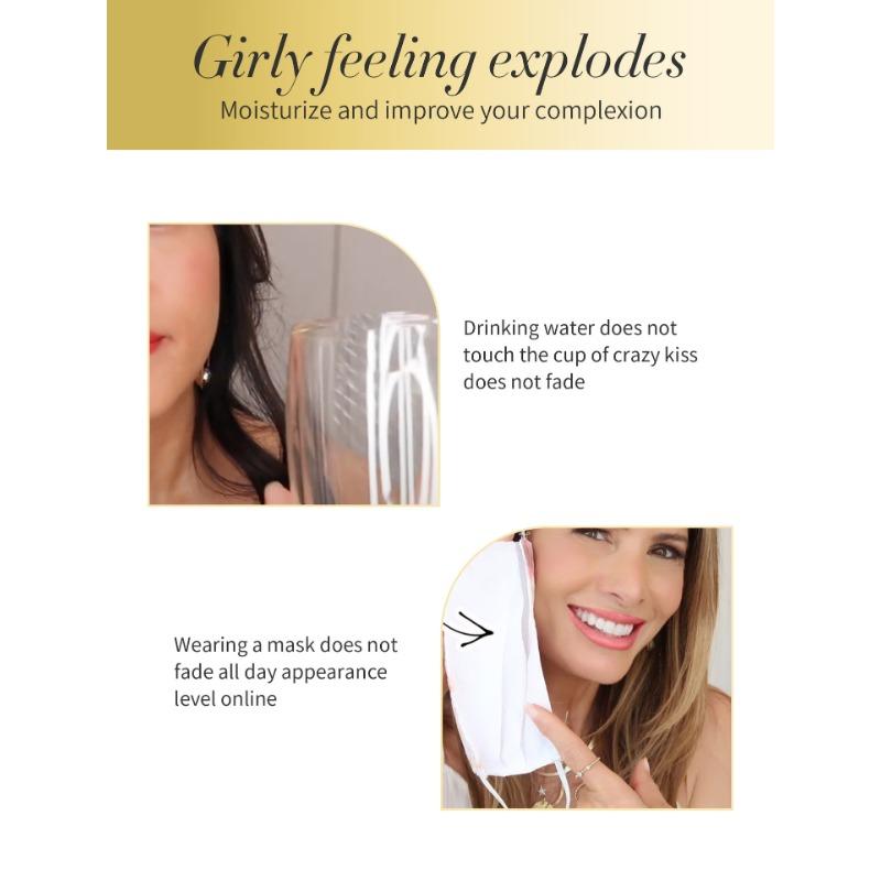 Flower Lipstick Clear Jelly Color-changing Gold Leaf Lipstick Warm Change Lipstick Non-stick Cup Non-fading Lip Gloss