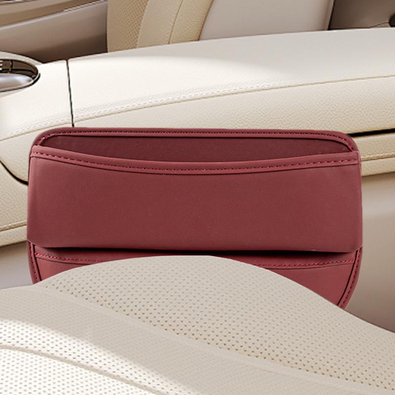 Autositz Lückenfüller Lücke Seitenaufbewahrungsbox Autoleder Vordersitz Lückenfüller Aufbewahrungsbox im Auto