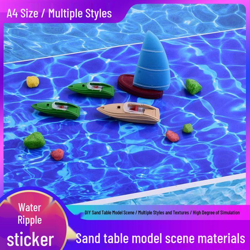 Crab Kingdom DIY Water Ripple Sticker for Micro-Landscape Models.