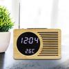 Multipurpose USB Digital LED Alarm Clock Thermometer Time Temperature Display FM Radio
