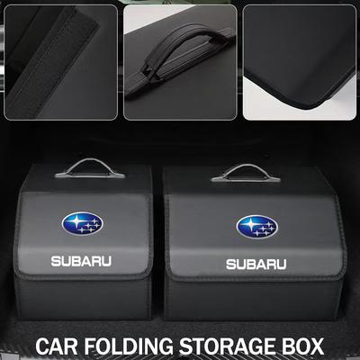 Úložný box do kufru auta Vysoce kvalitní kožený organizér na nářadí Automobilové příslušenství Pro Subaru STI Forester BRZ Outback Legacy Impreza