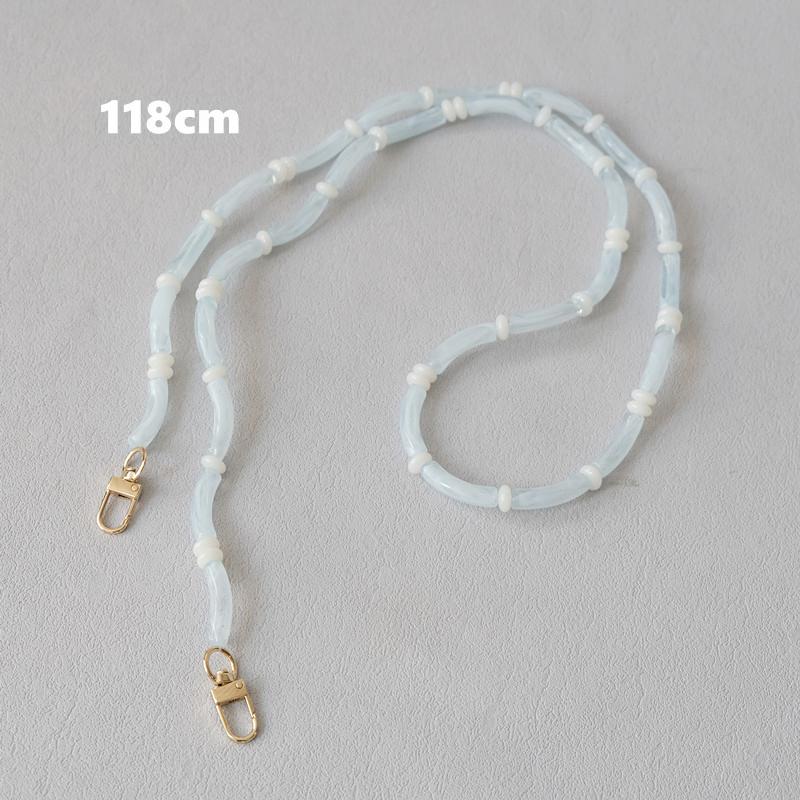 Nouă Modă Femei Geantă Accesoriu Detașabil Vintage Lanțuri Mărgelate Acril Acadea Curea de Lux Femei Eleagnt Mâner de Umăr Lanț