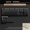 Xiaomi 130+ Keys Gradient Blue Shine Through Keycaps OEM Profile RGB Backlit PBT Double Shot Keycaps for MX Switches Gaming Keyboards