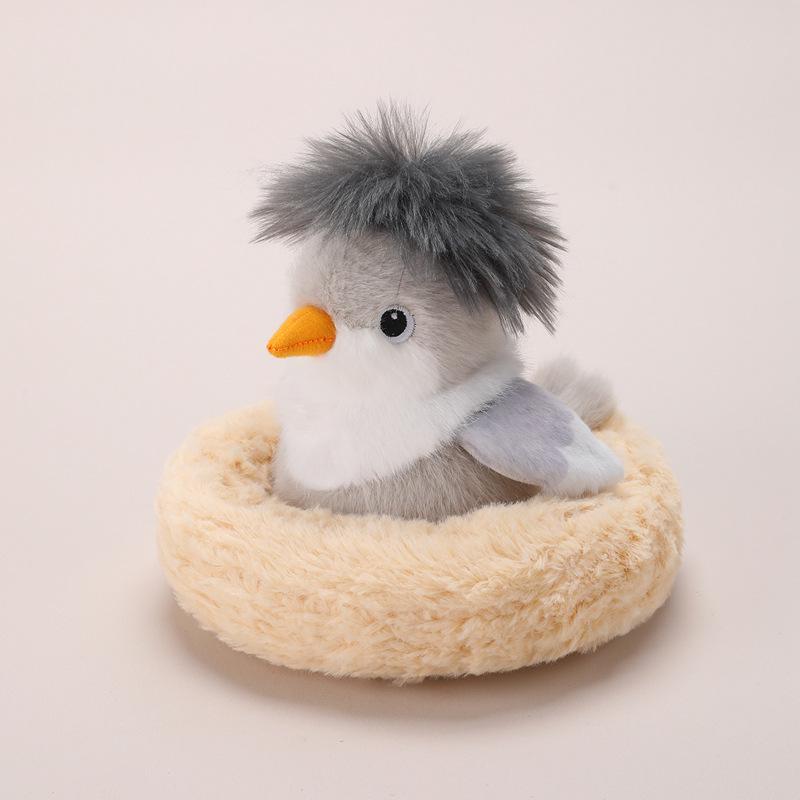 

Policy Parrot Small Bird Plush Hand Puppet & Shoulder Perch Backpack Pendant 13cm/85g