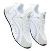 New Round Toe Casual Single Shoes Fashionable and Versatile Soft Sole White Shoes Lace-up Men's Sports Shoes Men's Shoes