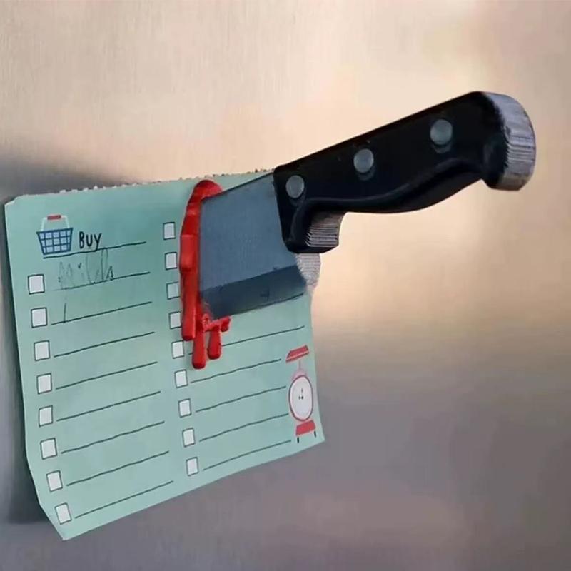 Mini 3D Funny Knife Magnetic Fridge Stickers 3D Fun Axe Fridge Magnet Home Decorations home accessories Fridge For Iron Surface