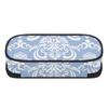 Pencil Case Compact Shape 300D Polyester Easy Open Zipper with Pen Slots Mesh Pocket and Spacious Main Compartment for Boys Girls