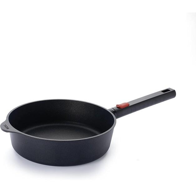 

Сковорода чугунная Woll Eco Logic QXR индукционная 24 см, съёмная ручка (1724LCI-Q)