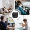 2PCS Car Trash Can With Lid + 60PCS Garbage Bags,Mini Trash Can Interior Accessories For Door/Seat/Center Console/Home/Office,Multifunctional Car