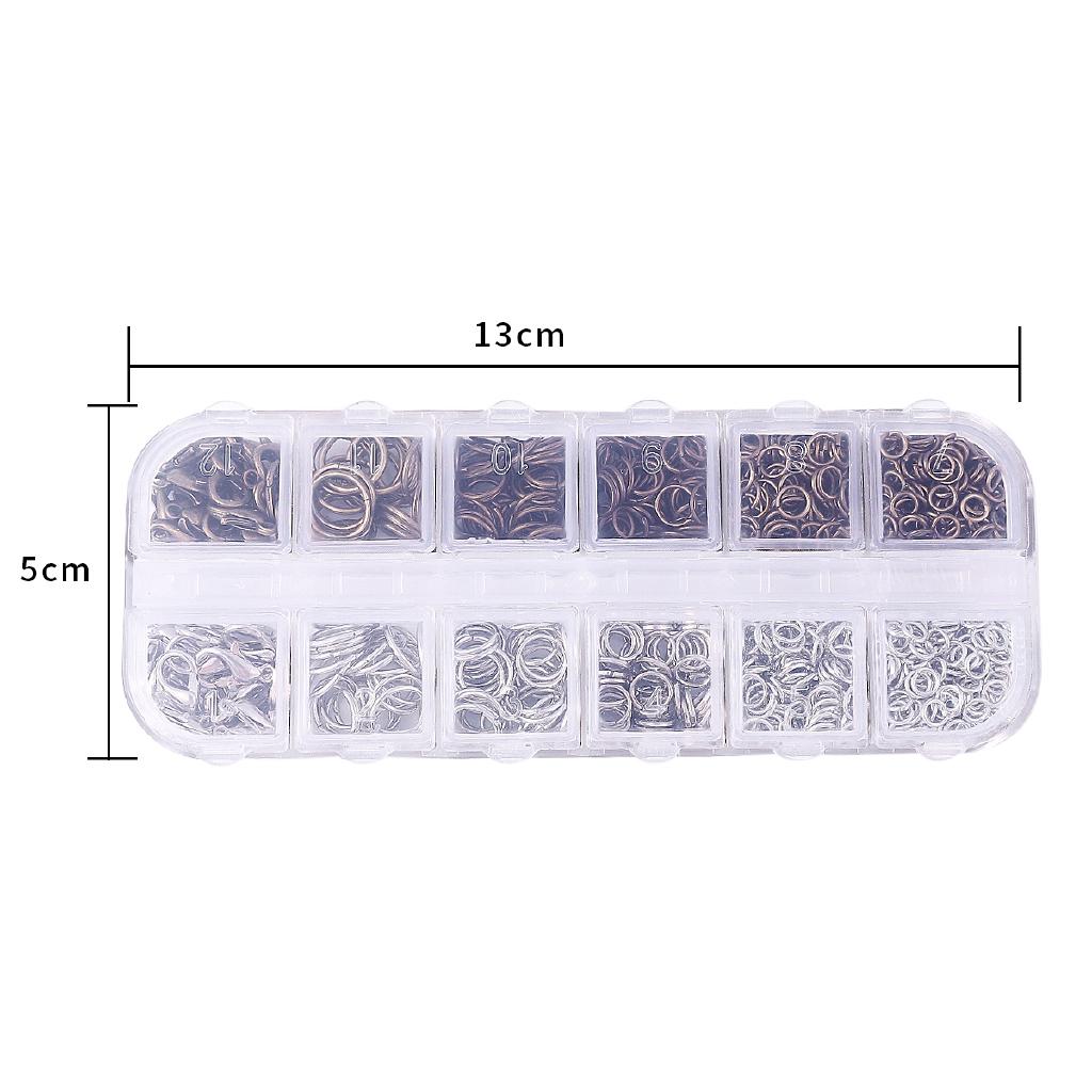 Set Alloy Open Jump Rings Mixed 0.7x5mm, 12mmLobster Clasps,Jewelry Pliers,For DIY Jewelry Making Supplies Necklace Repair