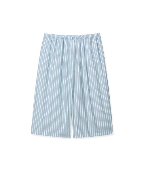 [May Flower] Graues Streifen-Kurzarm-Baumwoll-Herren-Übergrößen-Pyjama-Set [Versand aus Korea] 100% Authentisch