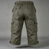 Heren Losse Casual Cargo Shorts Multi Pocket Knie Lengte Werkkleding Utility Shorts met Verstelbaar Trekkoord Zoom
