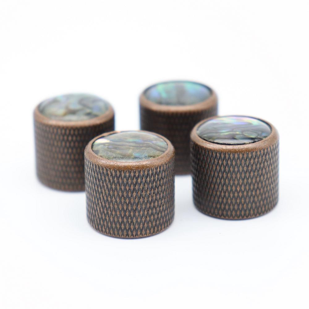 1Pcs2Pcs Metal Guitar Knobs Abalone Top With Inlaid Shell Guitar Knobs