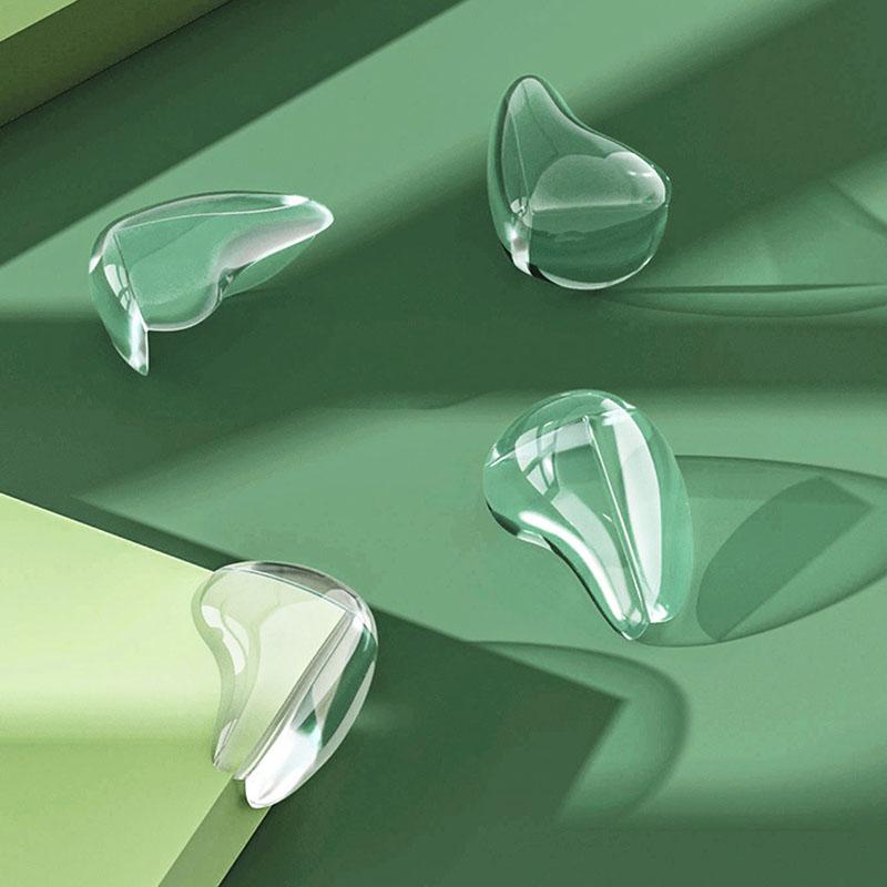 10Pcs Transparent Child Safety Corner Protectors Furniture Corner Edge Safety Protectors PVC Corner Bumpers Covers