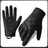 Full finger tactical gloves for men's touch screen protection anti slip wear-resistant outdoor cycling sports tactical gloves