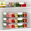 Kitchen, Refrigerator Fresh-keeping Sealed Box, Salad Spice Box, Food Grade, Transparent, Eight Grid, Fruit Tray, Packaging Storage Box