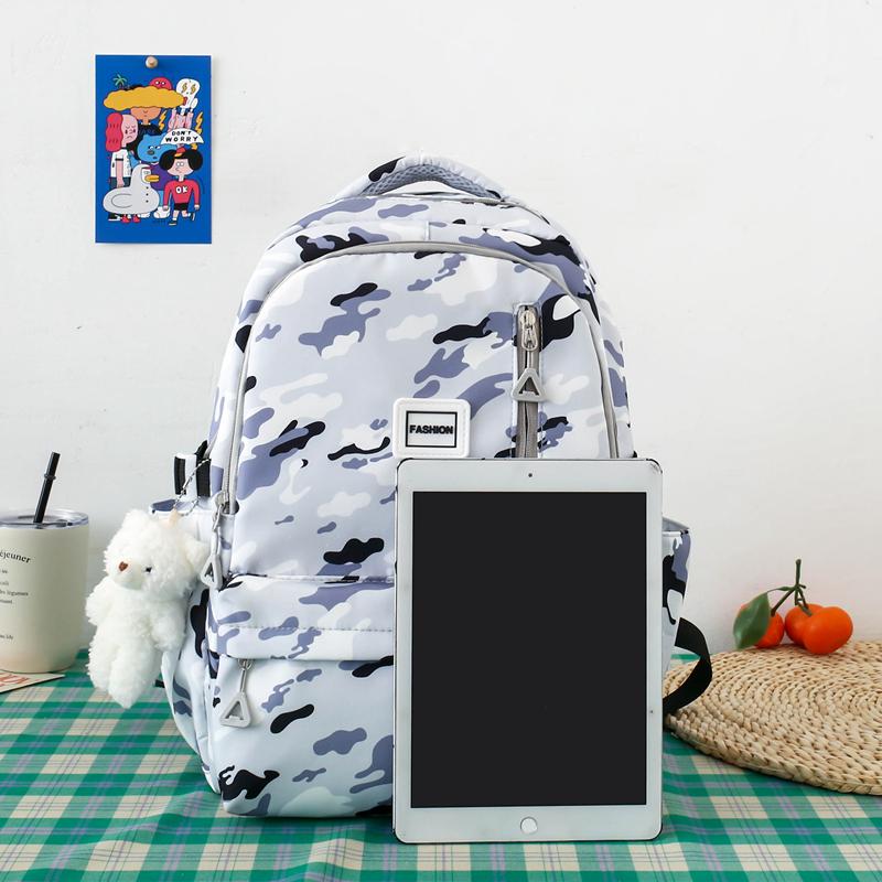 Zaino per studenti Borsa da scuola in tre pezzi Zaino resistente di grande capacità da donna
