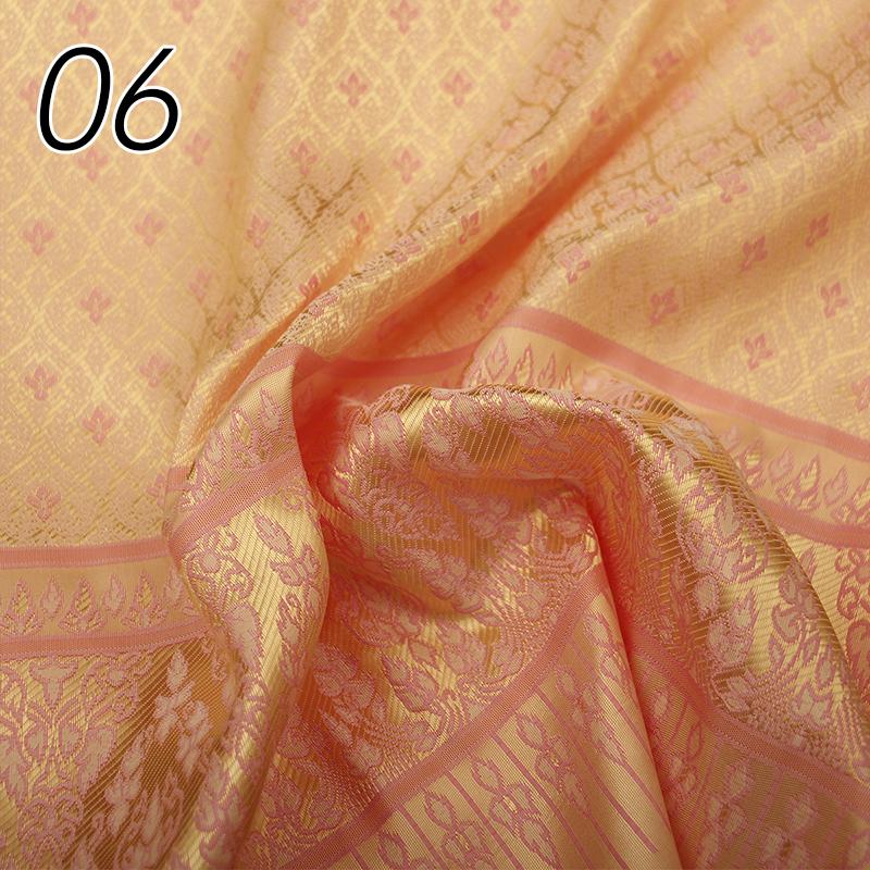 50X100Cm Dai Thai Ethnic Traditional Costume Fabric Southeast Asia Brocade Woven Straight Skirt Sew Diy Fabric Skirt Tube Dress