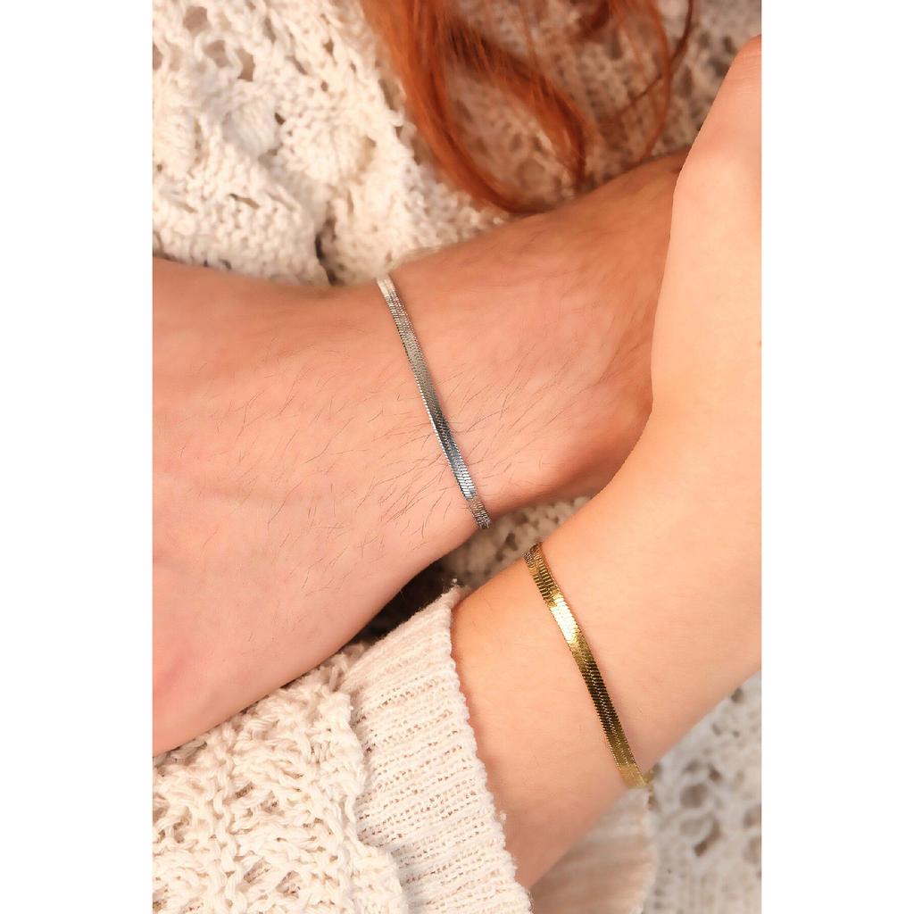 Double Italian Bracelet Combination Steel Does Not Discolor