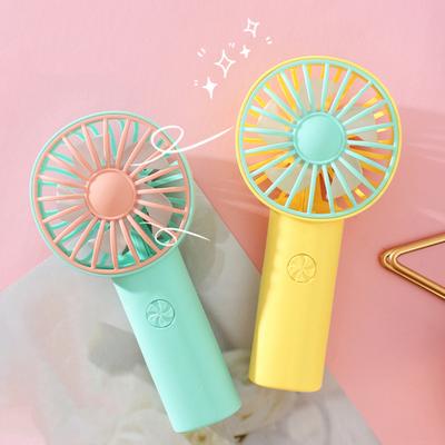 USB Rechargeable Mini Handheld Fan Speed Adjustable Summer Cooling Fan Quiet Portable Travel Outdoor Small Personal Fan