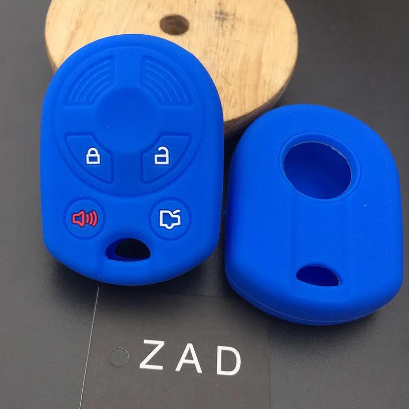 silicone car Key cover case shell for FORD Edge Escape Expedition Flex Fusion Mustang Mercury Taurus Lincoln Navigator MKX MKZ