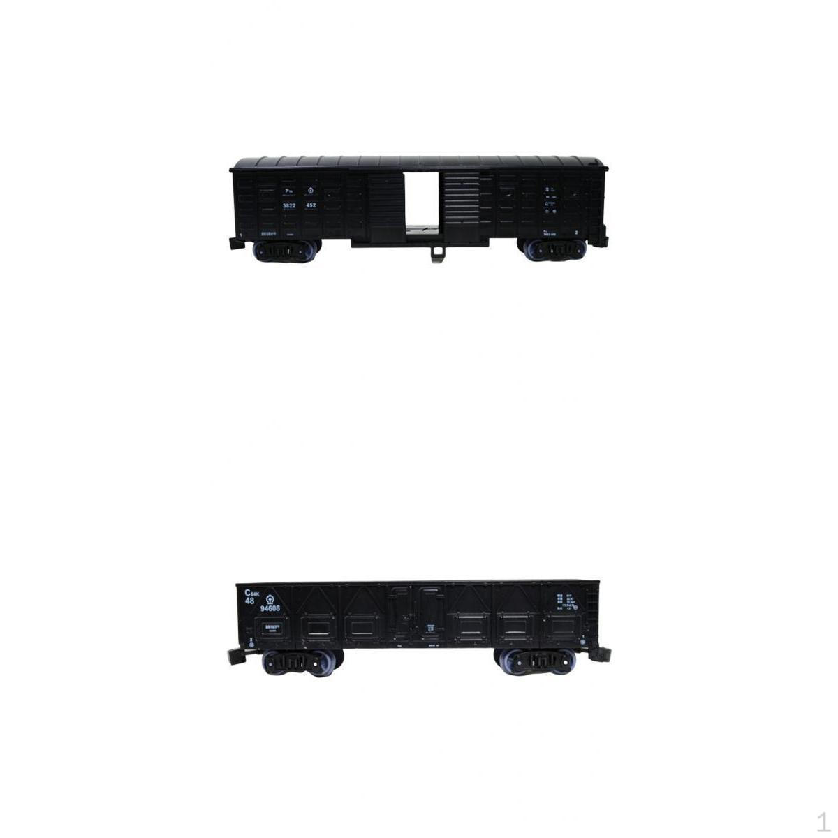 

2x 1/87 Поезда Путь Грузовой вагон Вагон HO Колея Диорама