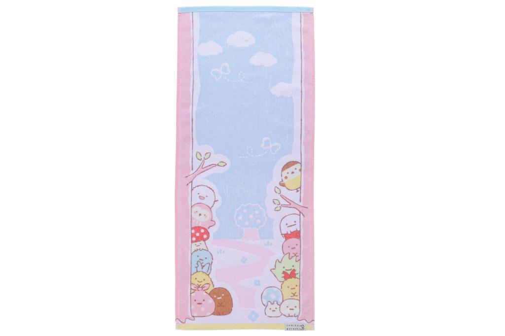 Marushin Face Sumikkogurashi with the Cute Face Face Bath Long 6575043600 Towel, "Play Minis" San-X Sumikko, Girl's Towel, Towel, Towel, Towel,