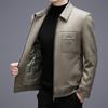 Men's Winter Fashion Down Jacket - Solid Color, 90% White Duck Down, Warm Casual Business Coat