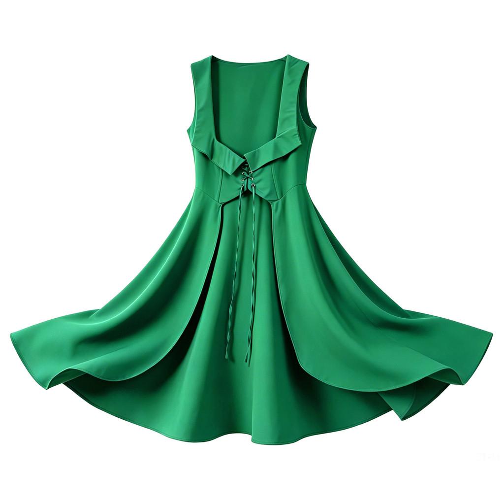 Gothic Fantasy Dress For Women With Polyester Fabric Medieval Renaissance Costume For Stage Performances
